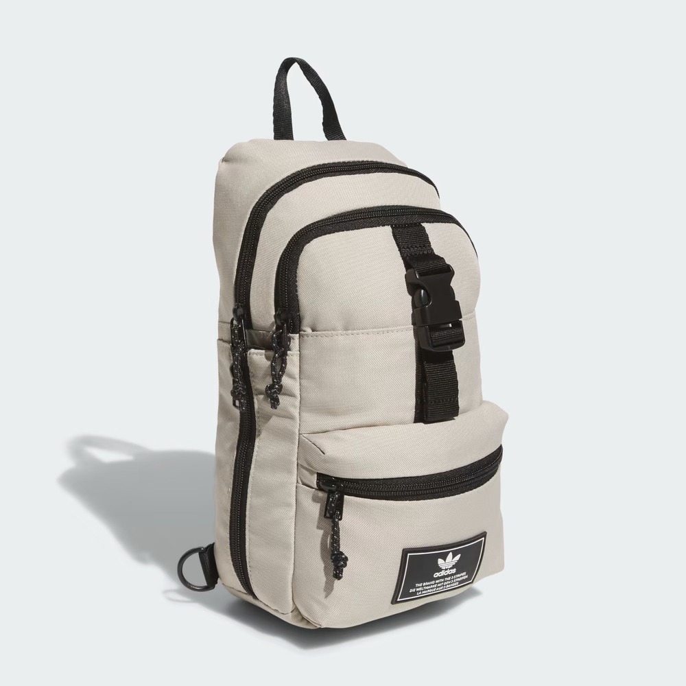 Adidas Originals Utility 3.0 Sling Backpack Beige Travel Concert Bag Crossbody